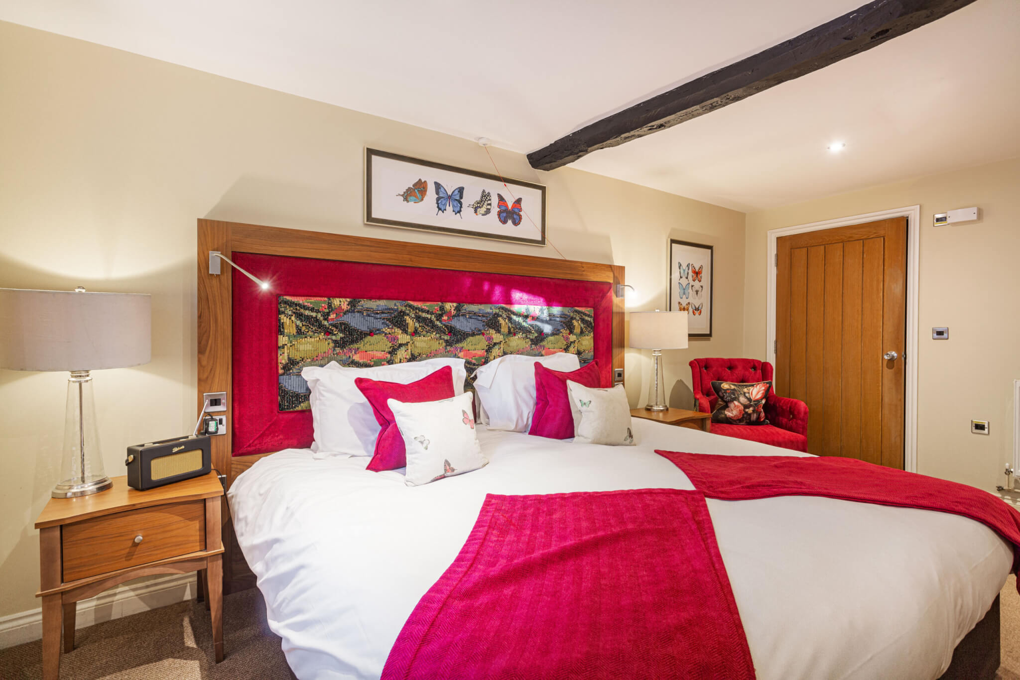 White Hart Royal Hotel Classic Accessible Double Room Bedroom scaled